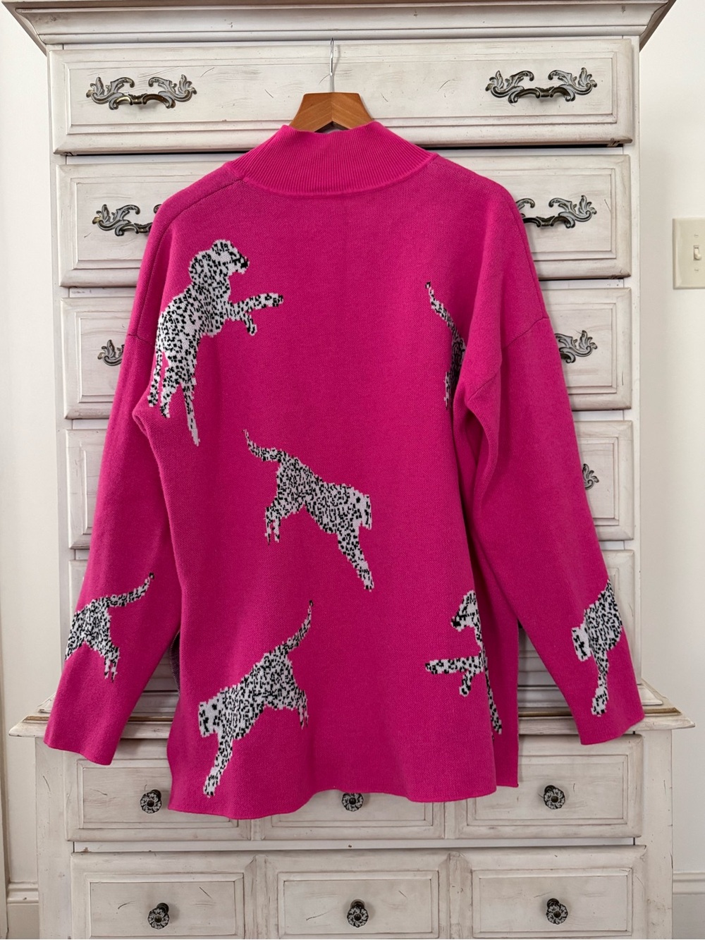 Vici Pink Leopard Sweater - Picture 6 of 7